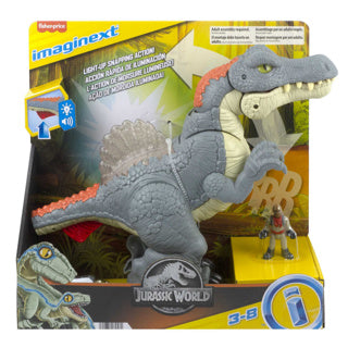 Jurassic world imaginext ultra snap spinosaurus met licht en geluid