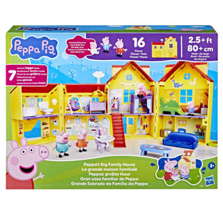 Hasbro peppa pig familie huis - groot uitklapbaar speelgoed huis - duurzaam