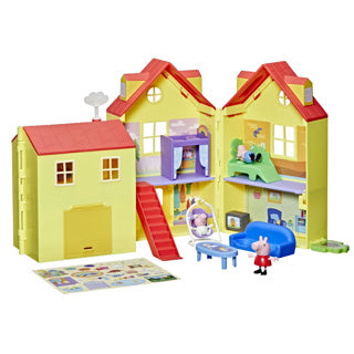 Hasbro peppa pig familie huis - groot uitklapbaar speelgoed huis - duurzaam