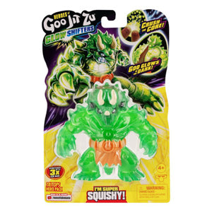 Goo jit zu shifters superhelden set - tritops - glow in the dark - stretchfiguur