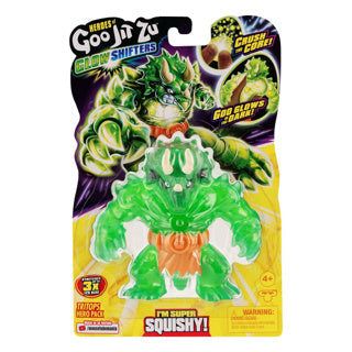 Load image into Gallery viewer, Goo jit zu shifters superhelden set - tritops - glow in the dark - stretchfiguur
