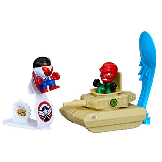 Load image into Gallery viewer, Marvel stunt squad speelset klein assorti | 8 stuks
