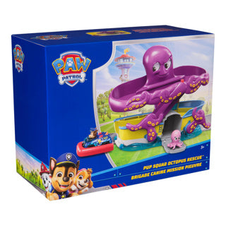 Load image into Gallery viewer, Paw patrol pup squad octopus rescue-speelset, chase-speelgoedauto van 6,3 cm en babyoctopus-figuur, speelgoed voor fantasierijk spel
