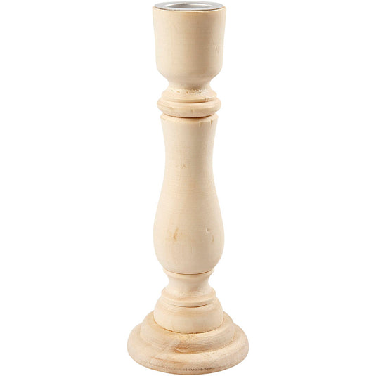 Creativ company kandelaar hout, 16,5cm