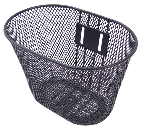 children's bicycle basket 26 x 18 x 18 cm steel black