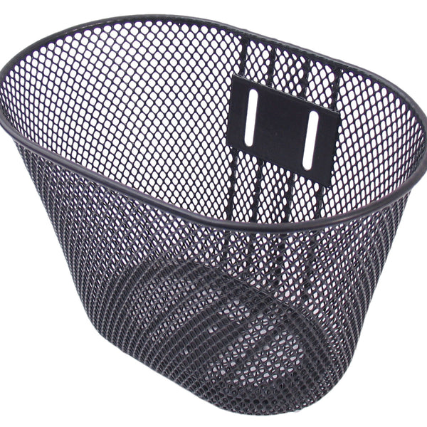 children's bicycle basket 26 x 18 x 18 cm steel black