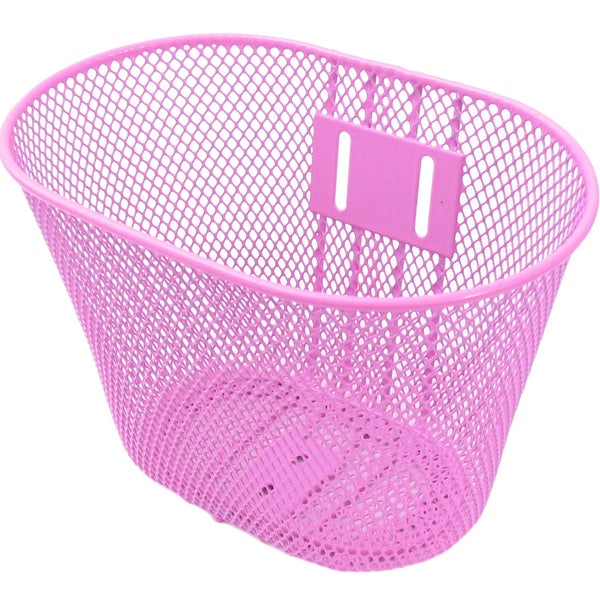 children's bicycle basket 8.5 liters pink