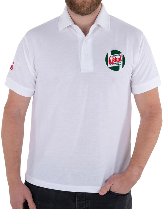 Castrol poloshirt classic poloshirt classic white gr. l 50