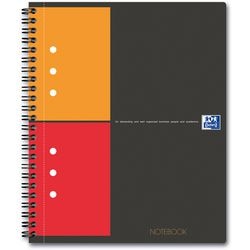 Collegeblok met spiraal oxford international 011383 kleurenassortiment pak