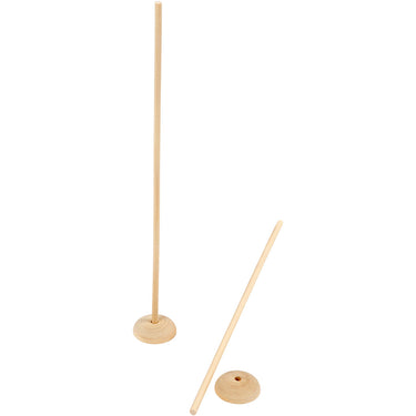 Http: www.cchobby.nl stok-met-voet-h-30-cm-d-6-5-cm-gatgrootte-8-mm-5-set-1-doos