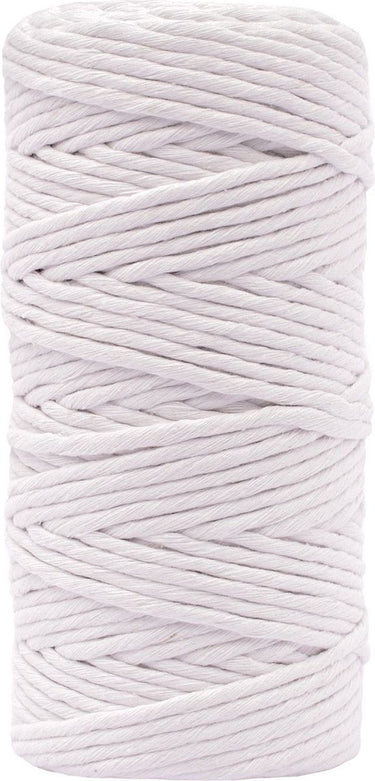 Vaessen creative macrame touw - wit - 3mmx100m