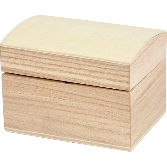 Creativ company houten schatkist met magnetische sluiting