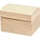 Creativ company houten schatkist met magnetische sluiting