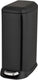 Wenko afvalemmer design 12 liter easy close, mat zwart staal - pedaalemmer - vuilbak - afvalbak