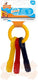 Flexi nylabone kauwbot - puppy kauwspeelgoed - sleutels met baconsmaak - x-small