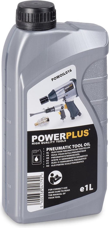 Powerplus powoil016 pneumatische olie | 1 liter olie voor pneumatische machines