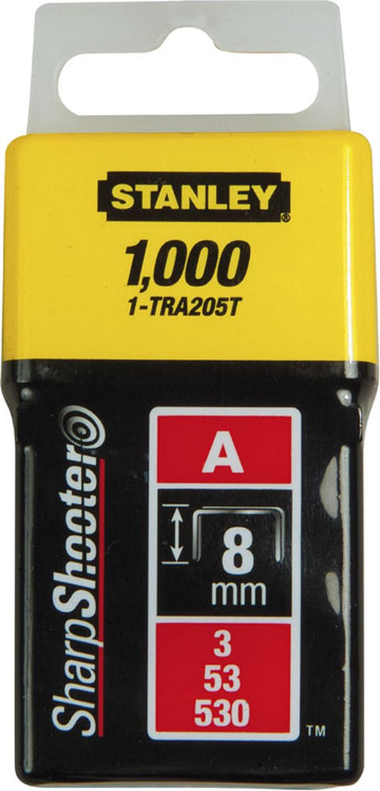 Stanley nieten 14mm type a - 1000 stuks