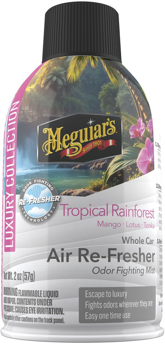 Meguiar's meguiar’s tropical escape air refresher – auto luchtverfrisser – vermindert ongewenste geuren – voor voertuiginterieurs