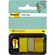 Post-it ® index standaard, geel, 25.4 x 43.2 mm, 50 tabs dispenser
