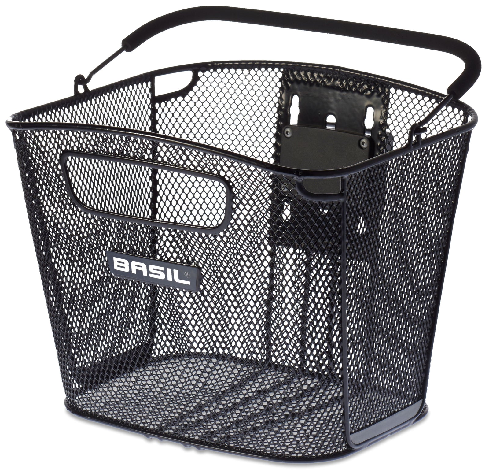 basil bold front kf - bicycle basket - front - black