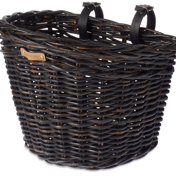 basil darcy l - bicycle basket - front - black