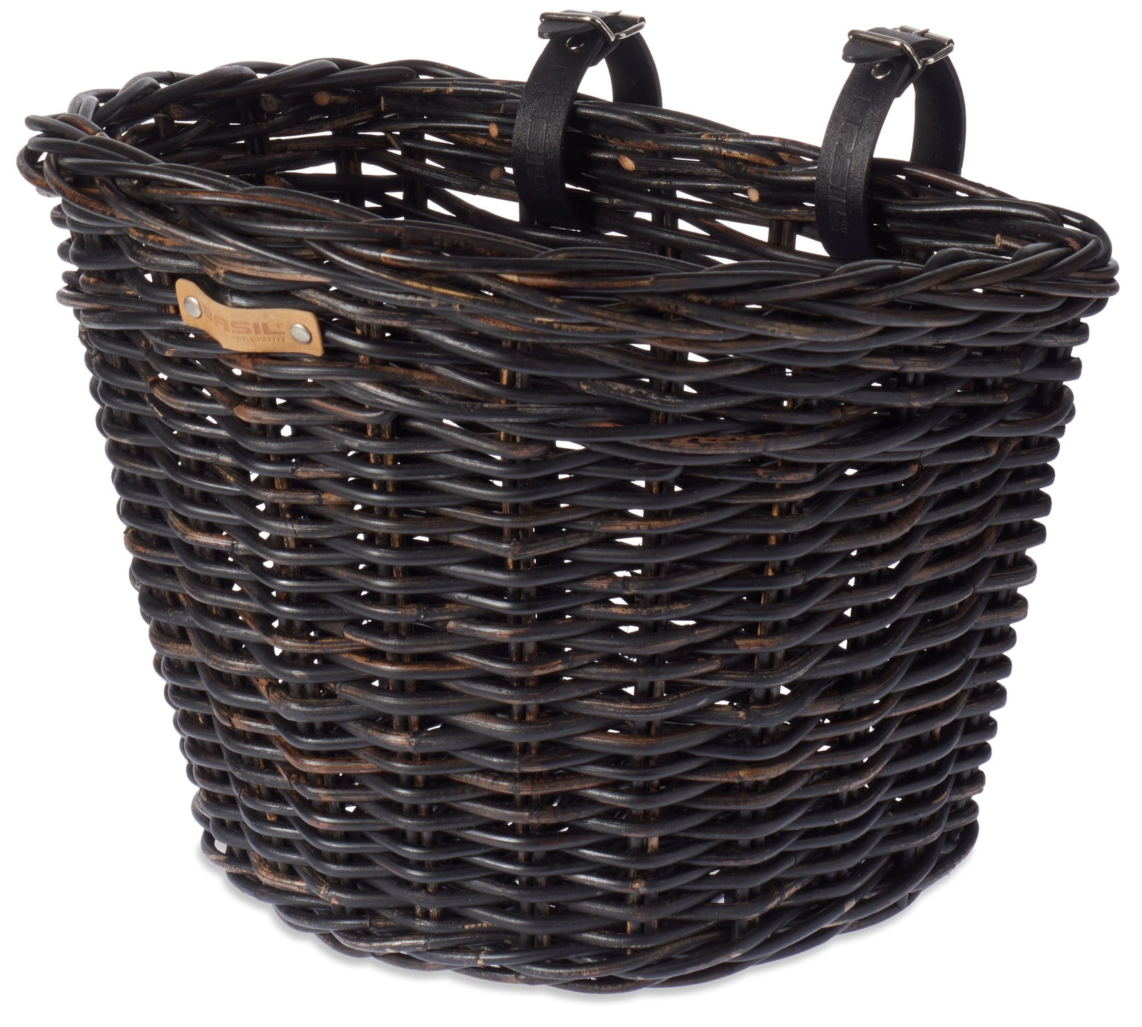basil darcy l - bicycle basket - front - black