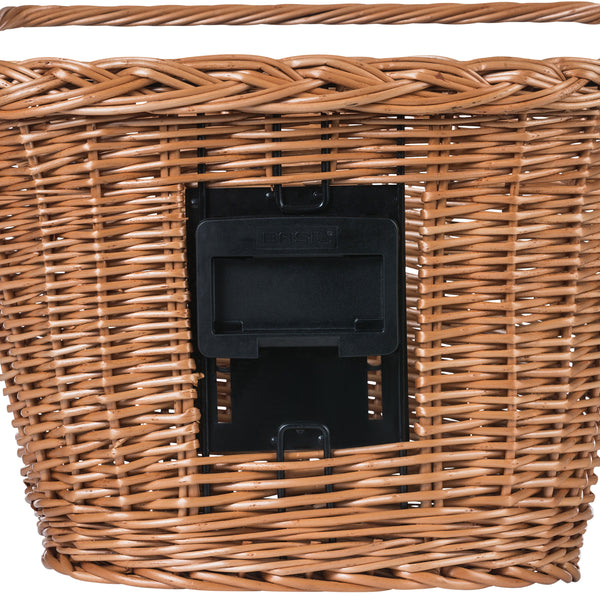 basil bremen wicker kf - bicycle basket - front - nature