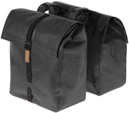 Basil dubbele tas Urban Dry 50-liter solid black 17659