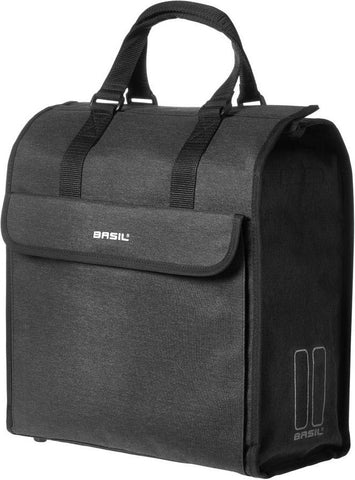 Basil Mira - bicycle shopper - 17 liters - black