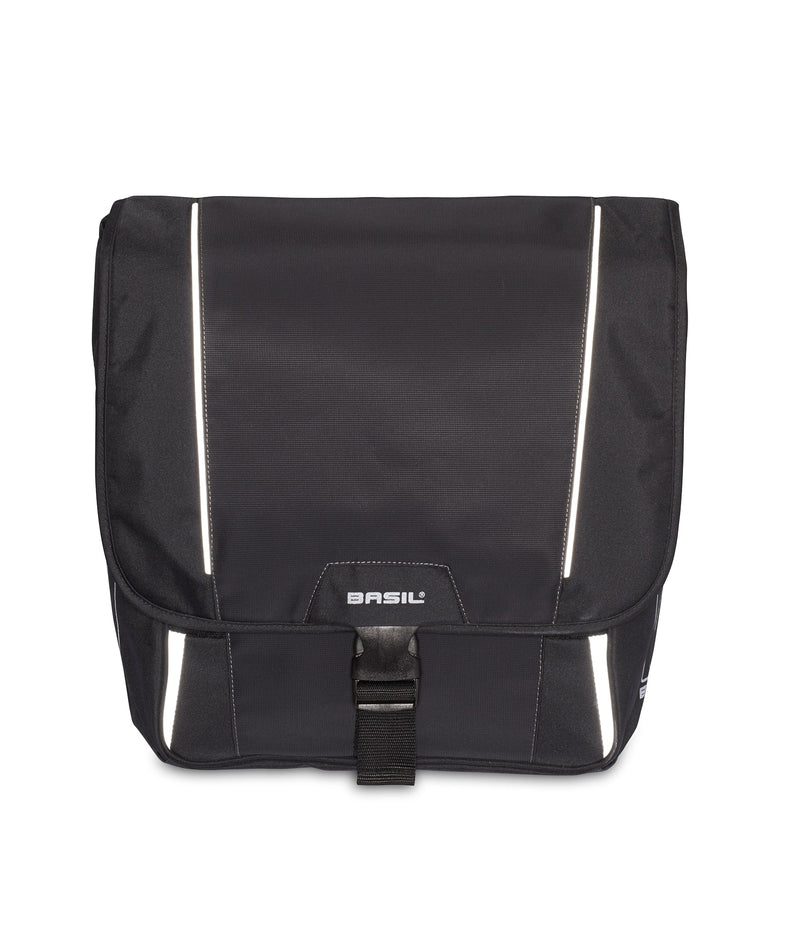 Load image into Gallery viewer, Basil Sport Design Dubbele Fietstas zwart - 32L
