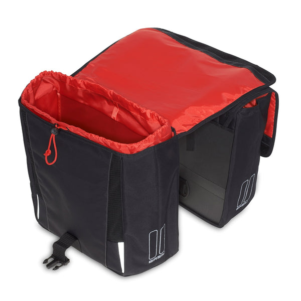 Basil Sport Design - double bicycle bag - 32 liters - black
