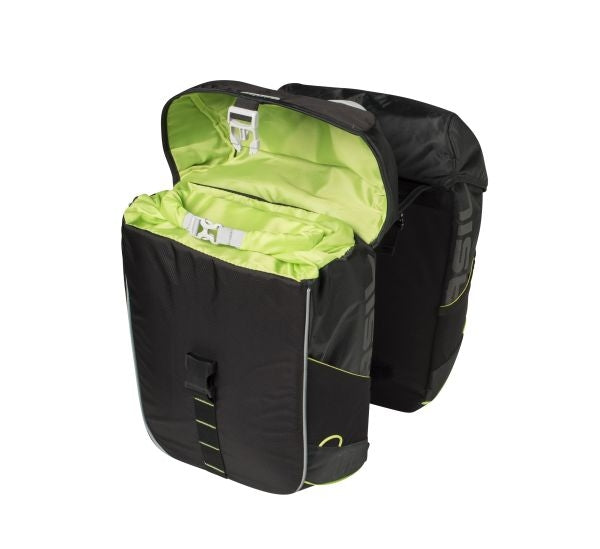 Basil Miles - double pannier - 34 liters - black