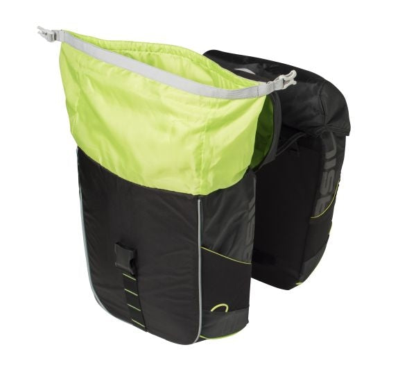 Basil Miles - double pannier - 34 liters - black