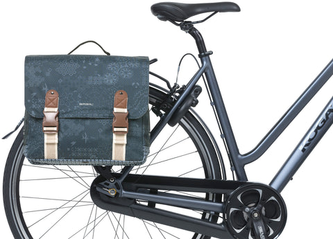 Basil Bohème MIK - double bicycle bag - 35 liters - blue