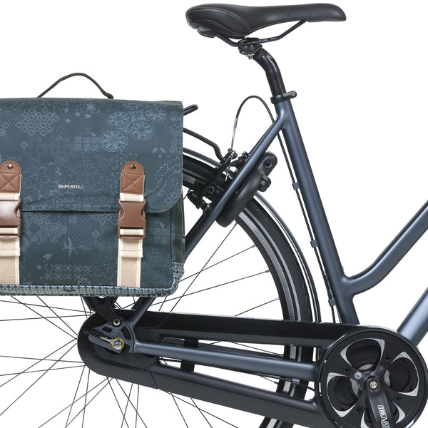 Basil Bohème MIK - double bicycle bag - 35 liters - blue