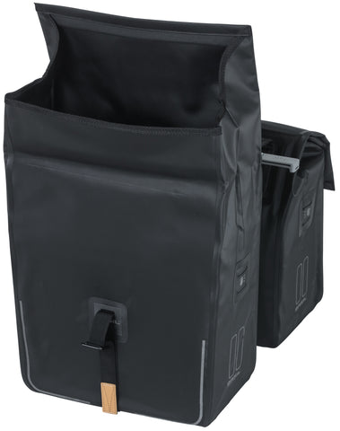 Basil Urban Dry - double bicycle bag MIK - 50 liters - black