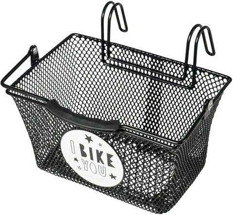 basil tivoli - children's bicycle basket - front or rear - black