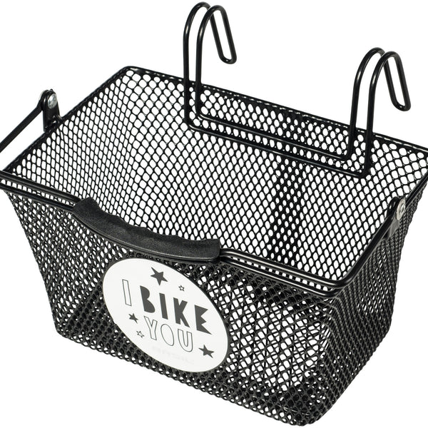 basil tivoli - children's bicycle basket - front or rear - black