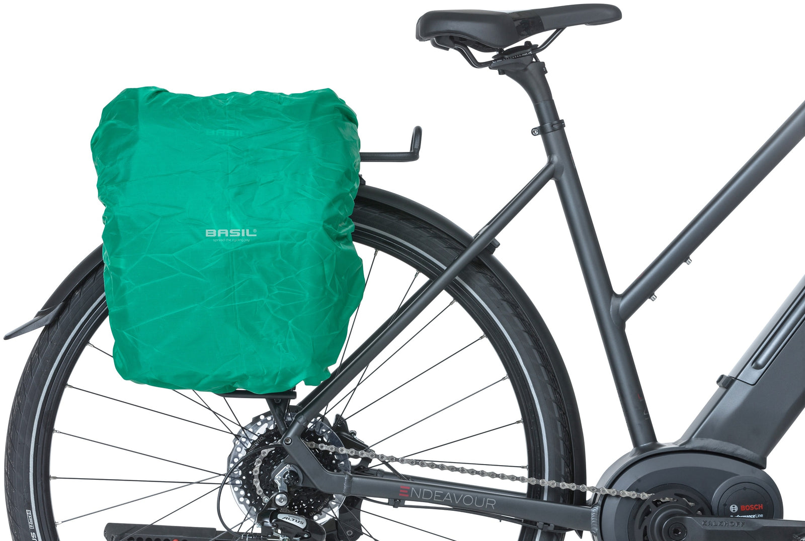 Basil Discovery 365D - single pannier M - 9 liters - black melee