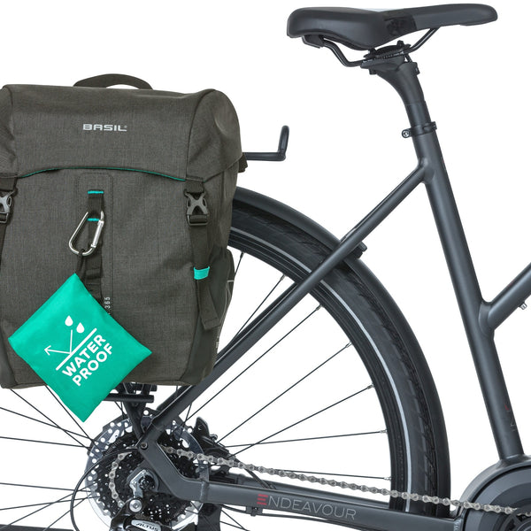 Basil Discovery 365D - single pannier M - 9 liters - black melee