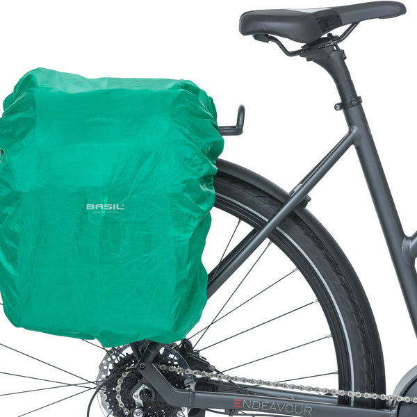 Basil Discovery 365D - double pannier M - 18 liters - black melee