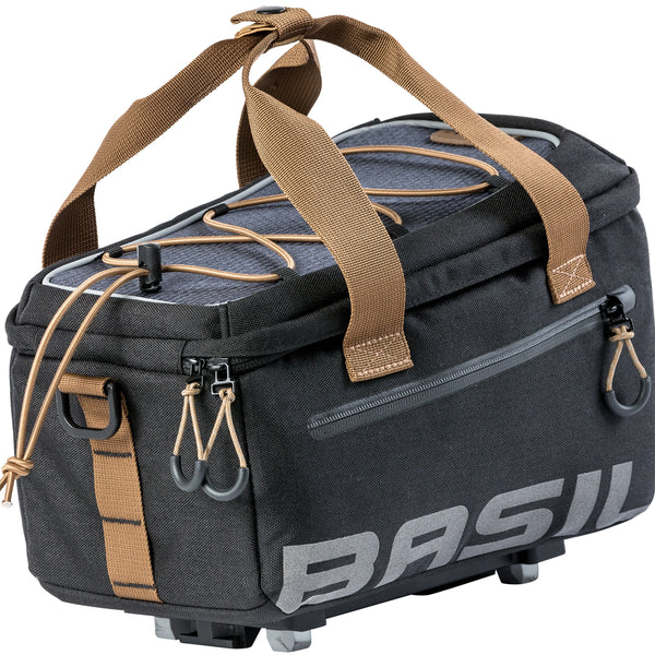 Basil Miles - luggage carrier bag MIK - 7 liters - grey/black