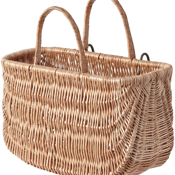 basil swing - bicycle basket - front or back - nature