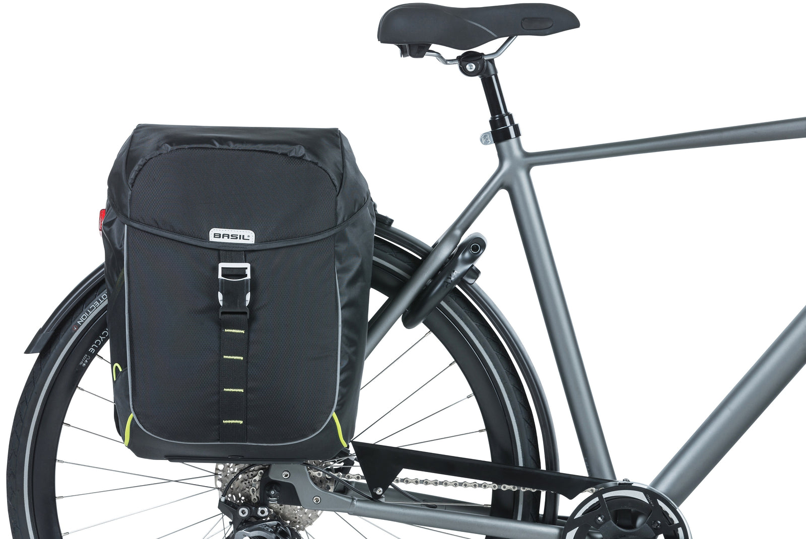 Basil Miles MIK - double bicycle bag - 34 liters - black