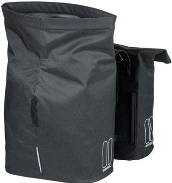 Basil City - double pannier - 28-32 liters - black