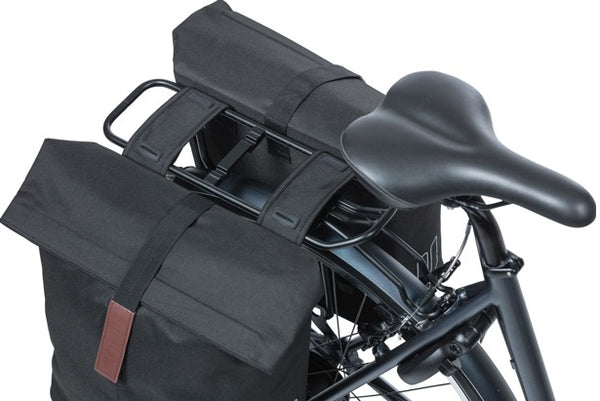 Basil City - double pannier - 28-32 liters - black