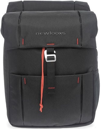 Load image into Gallery viewer, Newlooxs new looxs dubbele tas vigo double double bag new looxs vigo black
