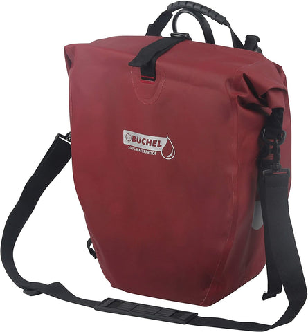 Bag buchel single 100% 25.4 l waterproof merlot