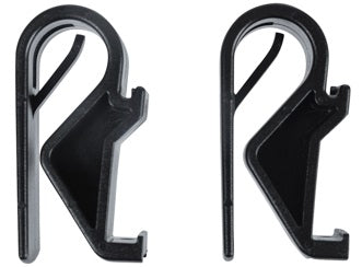 Basil Hook-On system Sports - set of 2 hooks - Ø10-12 mm -black