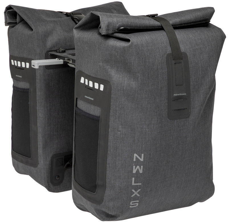 Load image into Gallery viewer, New Looxs Varo Dubbele Fietstas - Waterdicht - Grijs
